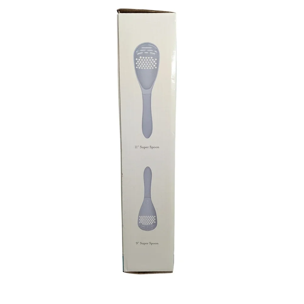 Mad Hungry Super Spoon Set 2-Piece Gray Multi-Use Kitchen Tools NEW Open Box